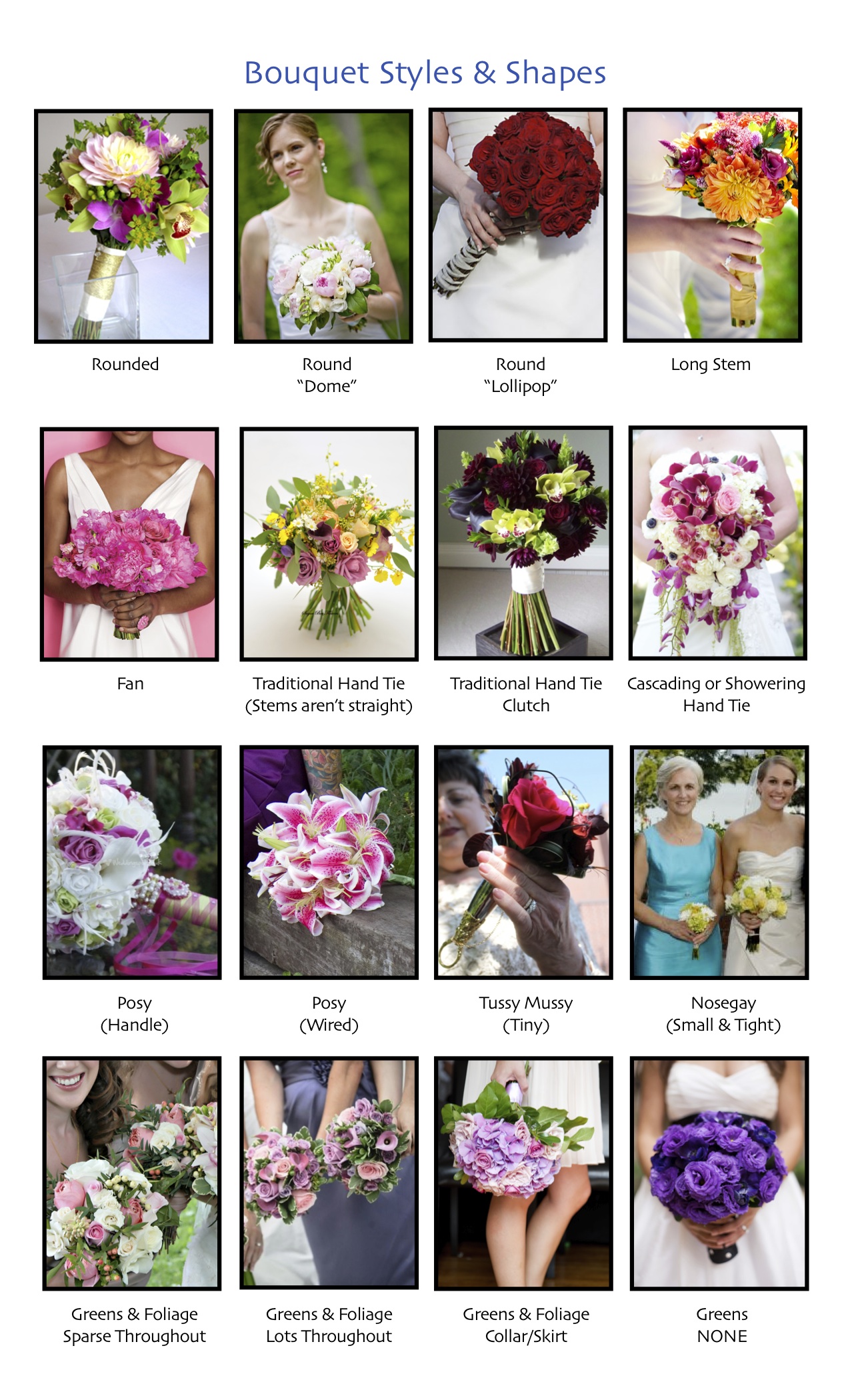 Bouquets in all different shapes and sizes Dandie Andie Floral