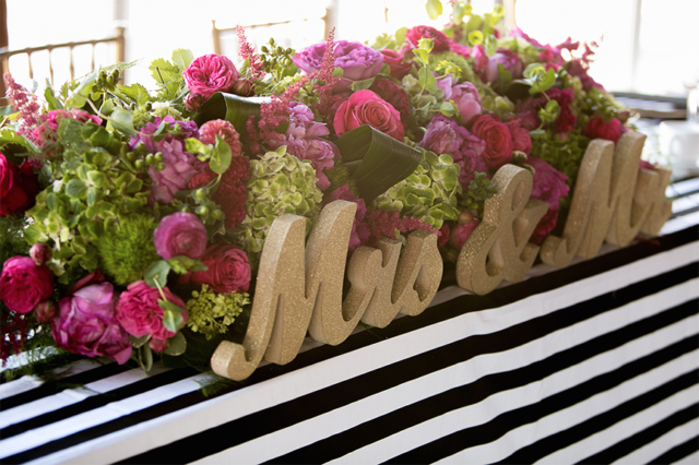pink wedding, pink flowers